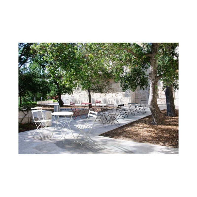 Conjunto de jardín Bizzotto antracita Mesa y sillas Bistrot