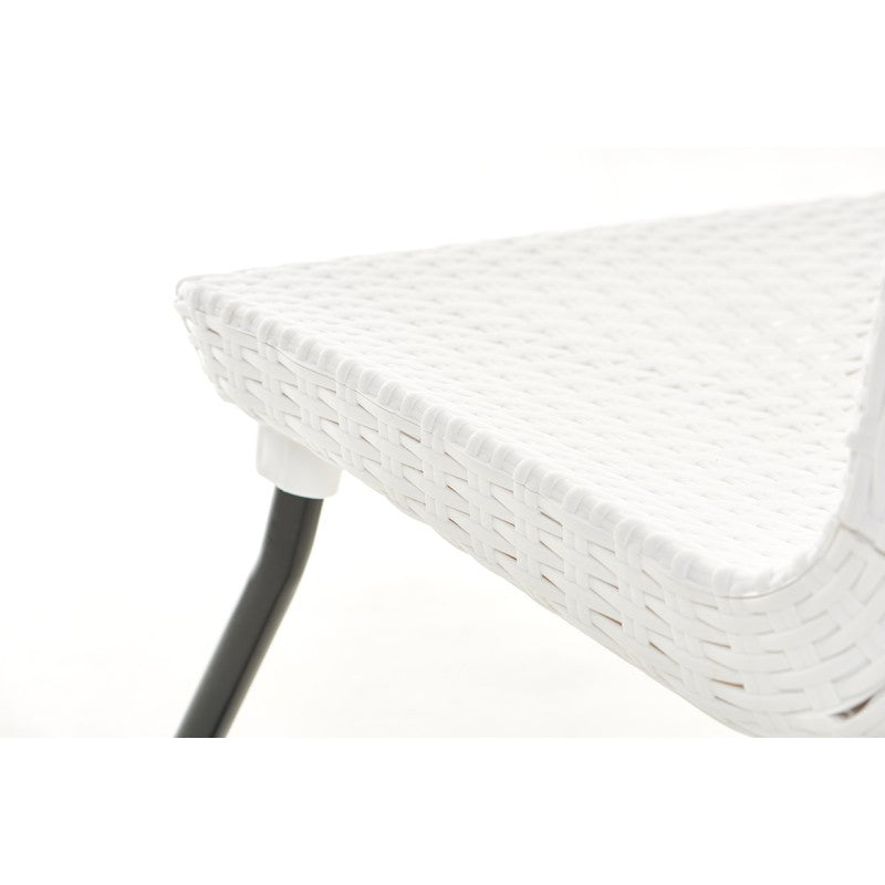 Conjunto de exterior para balcón, bistro, muebles de jardín blanco keter