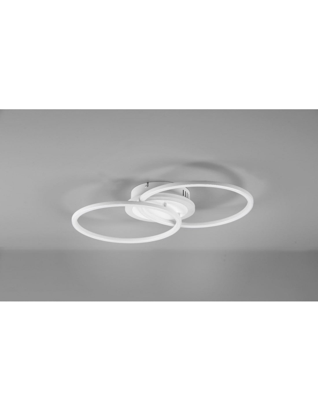 Plafón 2 círculos LED 4000k Dimmer Venida Blanco Trio Lighting