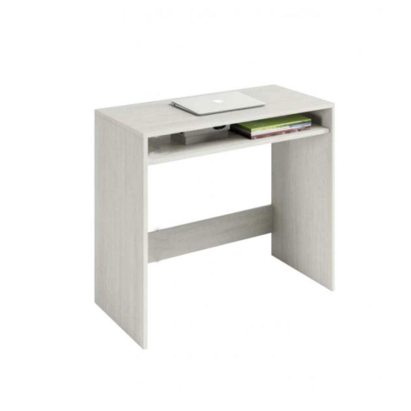 Escritorio pequeño para ordenador blanco con compartimento 79 x 43 x 78 h cm
