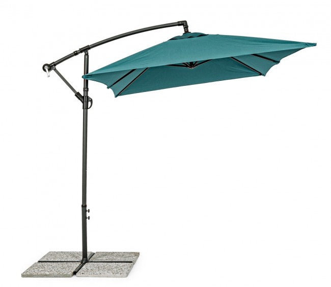 Paraguas de brazo Texas 2x3 cm antracita-pavo real