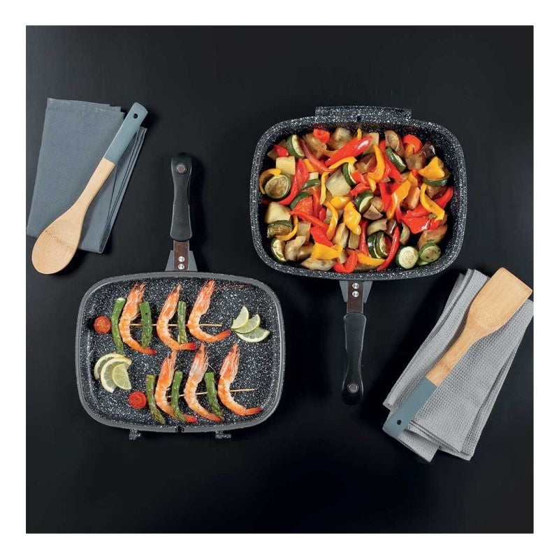 Bandeja de horno rectangular de aluminio línea Tognana SPHERA 30x22 cm