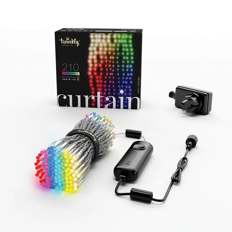 Cortina Twinkly WALL RGB y Blanco Cálido 210 LEDs