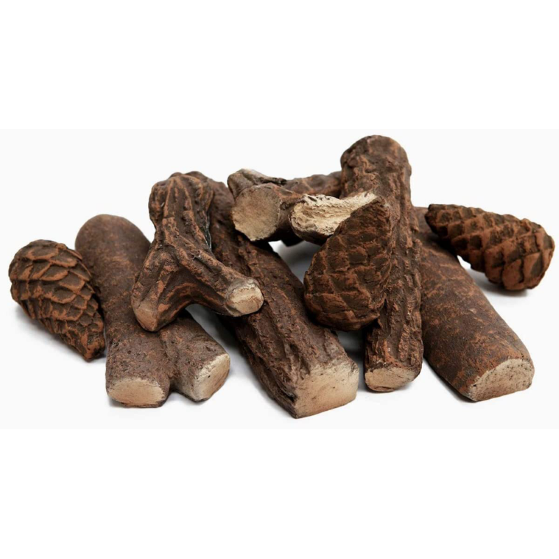 Madera decorativa para chimenea de bioetanol.