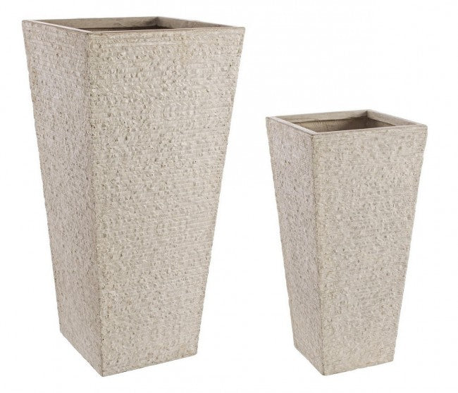 Set2 jarrón P.Roccia Qu Alto Sabbia