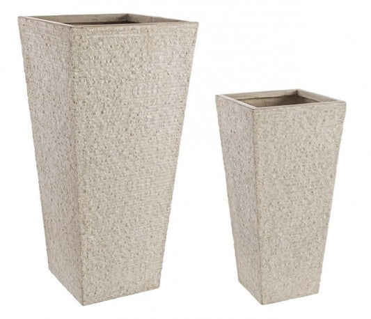 Set2 jarrón P.Roccia Qu Alto Sabbia