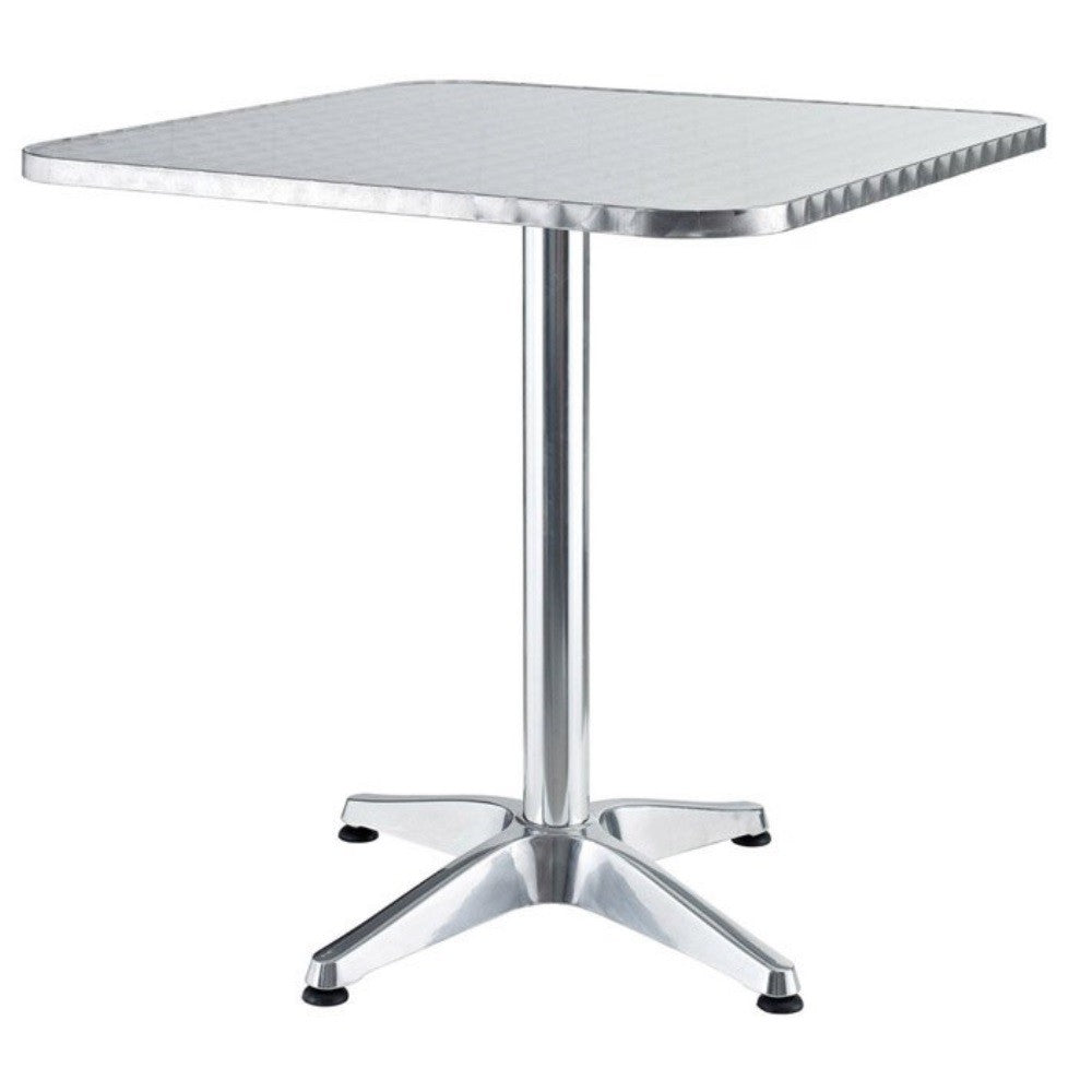 Mesa cuadrada de aluminio Verdelook