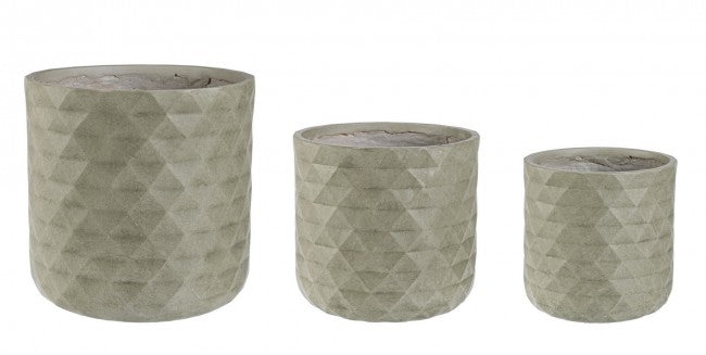 Set3 Jarrón Pirámide A Salvia