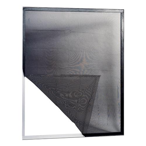 Mosquitera ventana negra L. 130 cm x h. 150cm