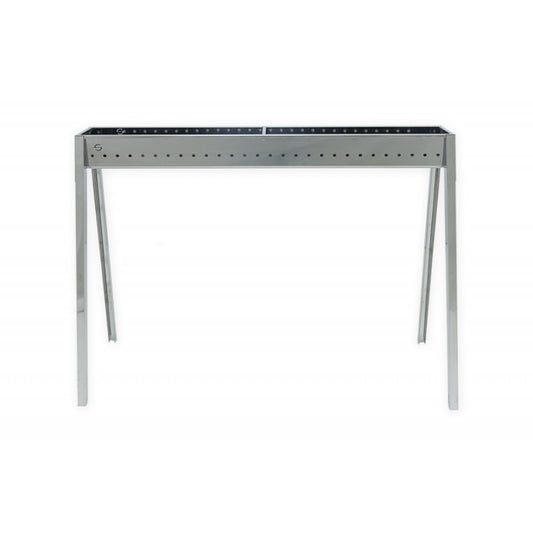 Barbacoa grande para pinchos en acero Milan 100