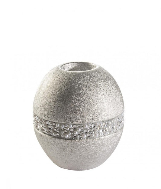 4x Portavelas plateado H13