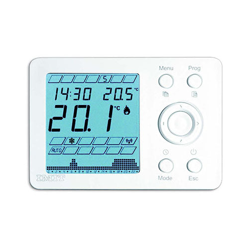 Cronotermostato semanal de pared Techno WPT OT - Blanco