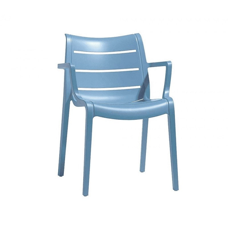 Sillón Sunset Scab en Tecnopolímero Azul.
