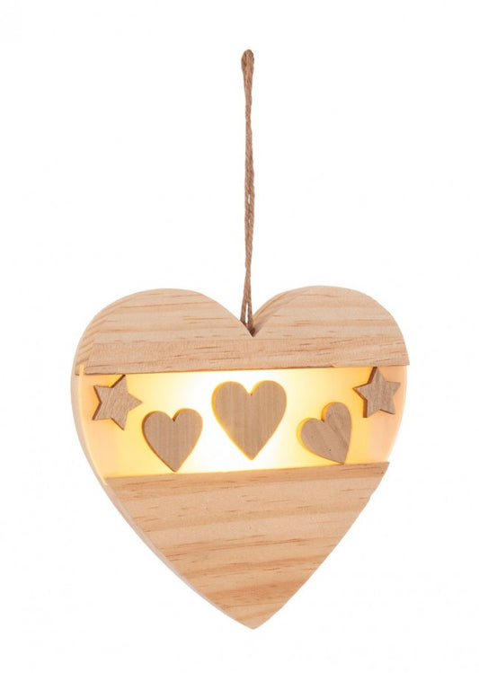4x Abril Colgante Corazón C