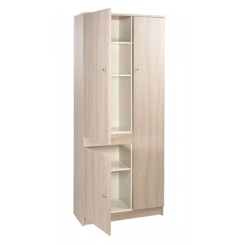 Armario multiusos tres puertas y un cajón Light Olmo 77x34x h183 cm