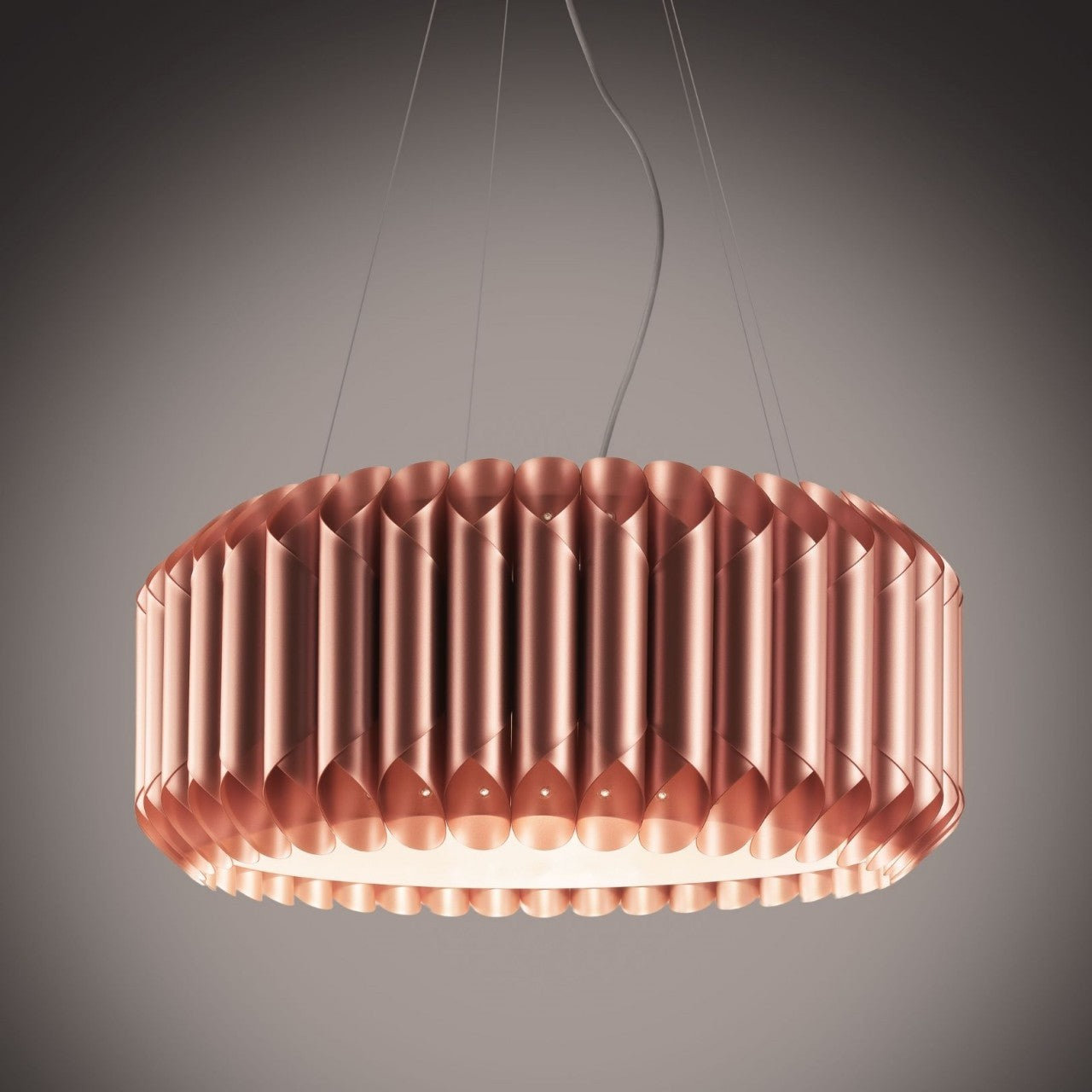 Suspensión Cobre en Metal Cromado Cm. 60 x 31h