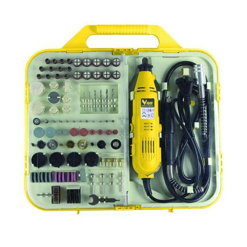 Kit multiherramienta Vigor Vum-165 - 165 piezas, 130 vatios