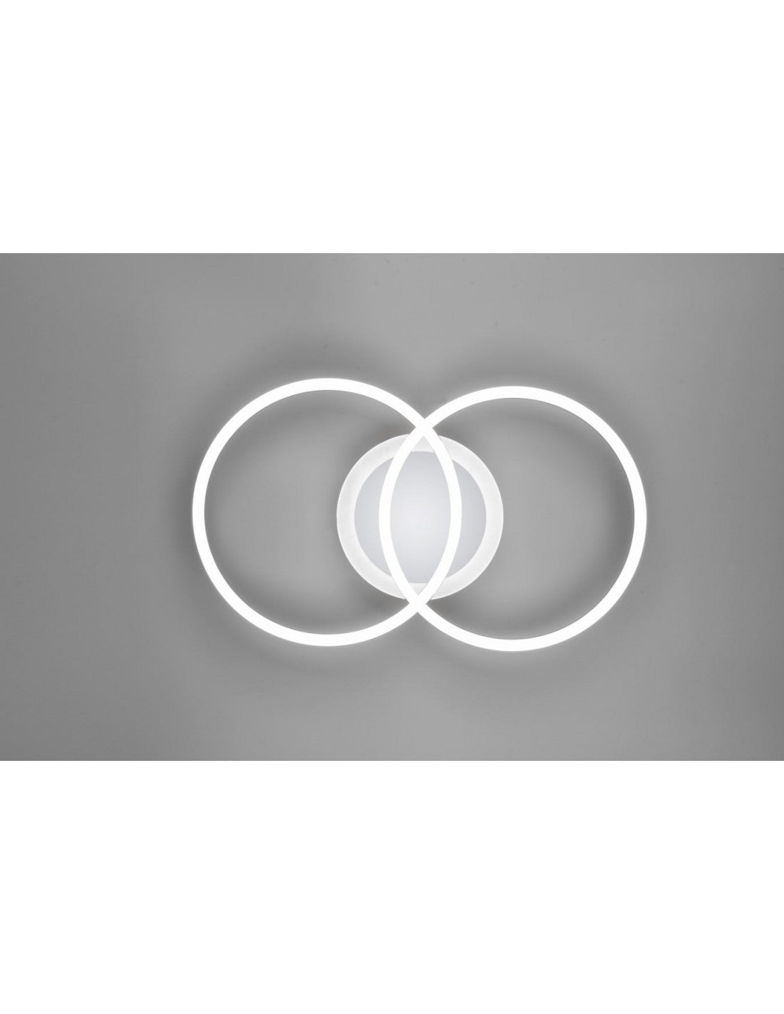 Plafón Circles Cromo Led 4000k Dimmer Venida Trio Lighting
