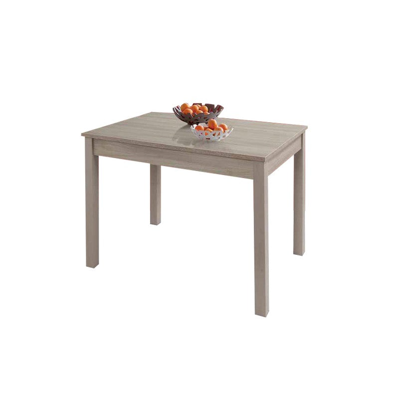 Mesa de comedor extensible de olmo en madera de melamina 60x90-120 cm