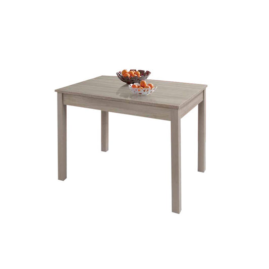 Mesa de comedor extensible de olmo en madera de melamina 60x90-120 cm