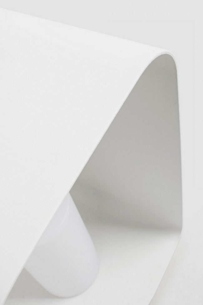 Lámpara LED con lámpara de pie RIDLEY Blanco 25x28x h45 cm