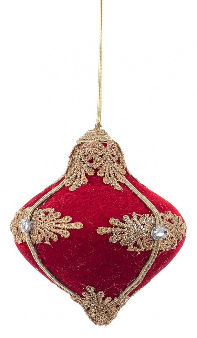 6x Colgante de peonza Colyn Rojo