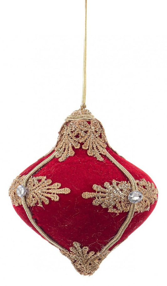 6x Colgante de peonza Colyn Rojo