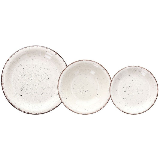 Vajilla 18 Piezas Stay Gres Beige