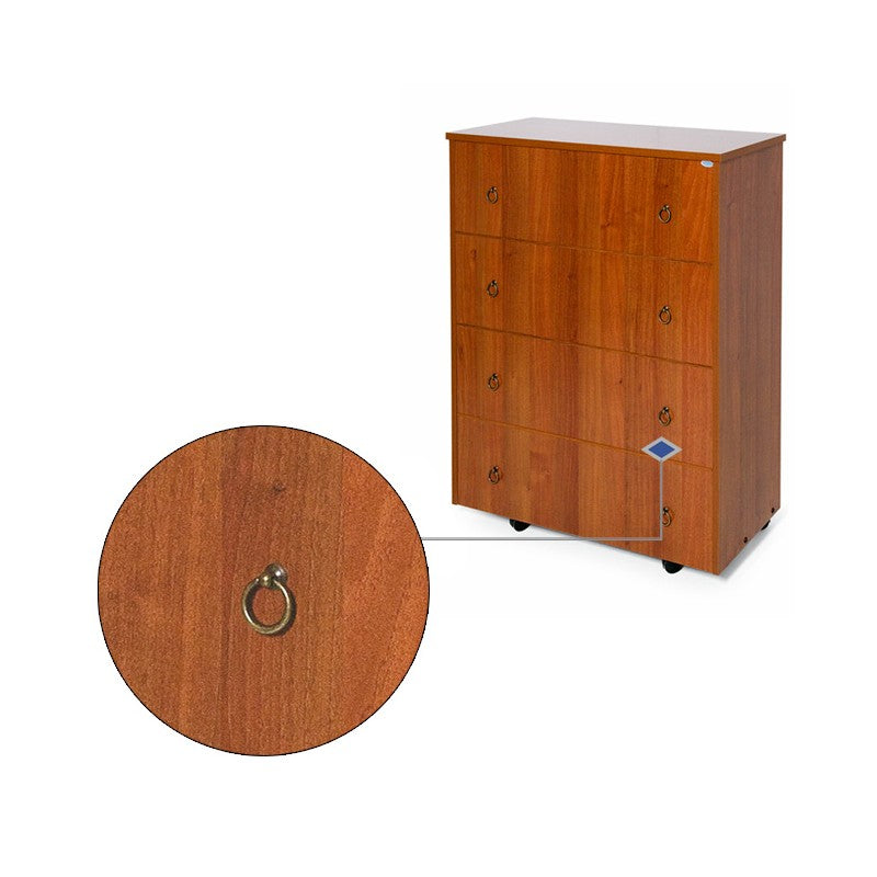 Somier ortopédico plegable color nogal antiguo Al.100x85x36 cm