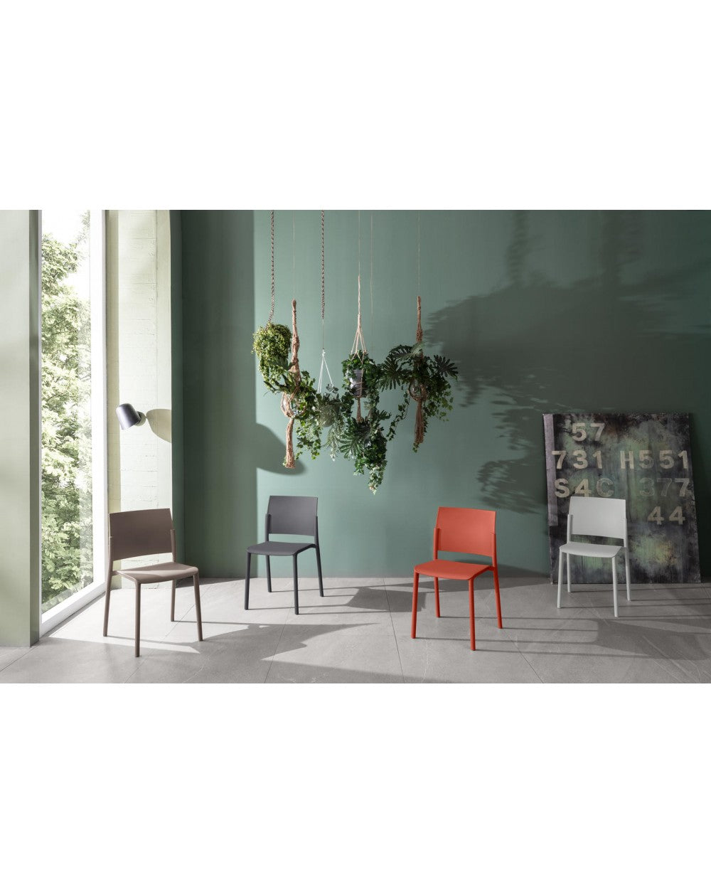 4x Silla de polipropileno - Venus