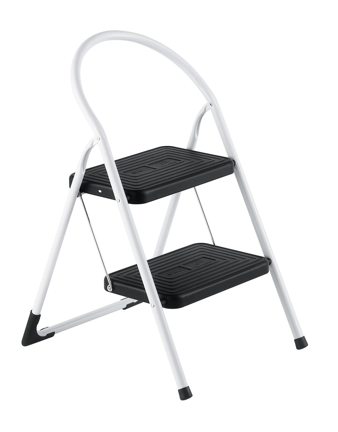 Taburete Eurobalzo 2 gris blanco