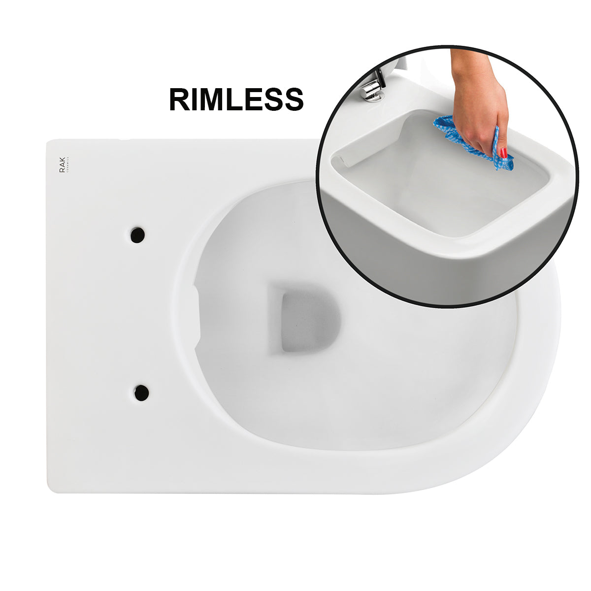 Inodoro suspendido Feeling Rimless gris mate