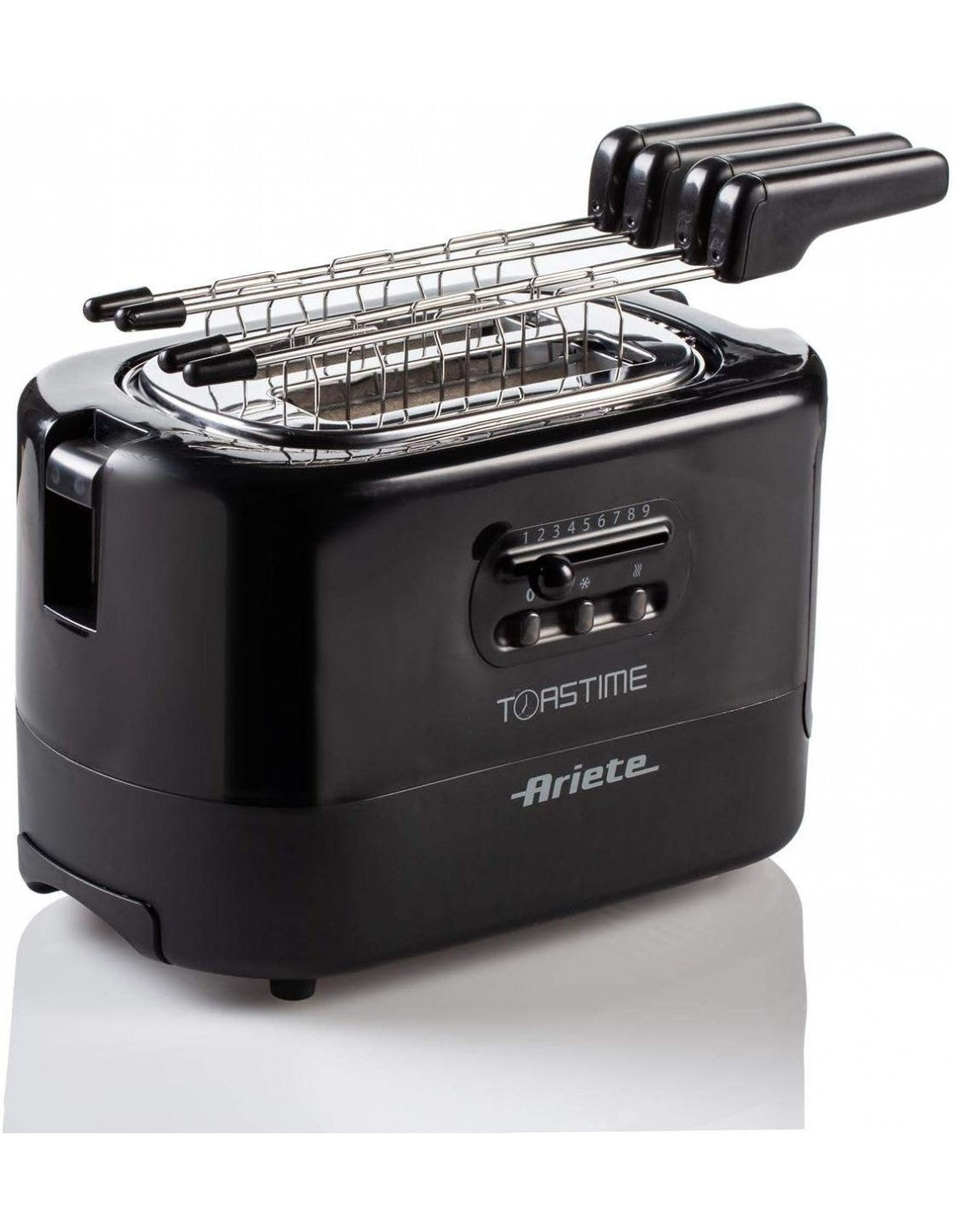 Tostadora negra 700W Ariete