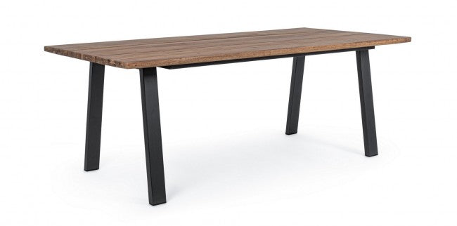 Mesa de centro Oslo de madera natural 200 x 100 cm