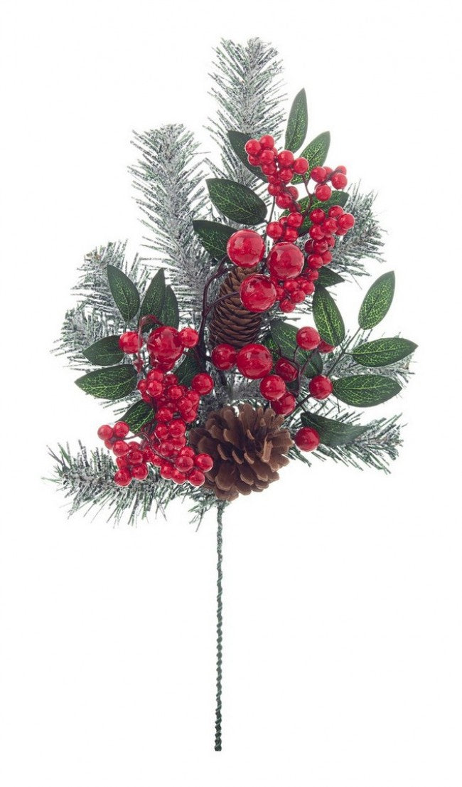 12x Pick Caryn Bayas Rojo Nieve Al.51Cm