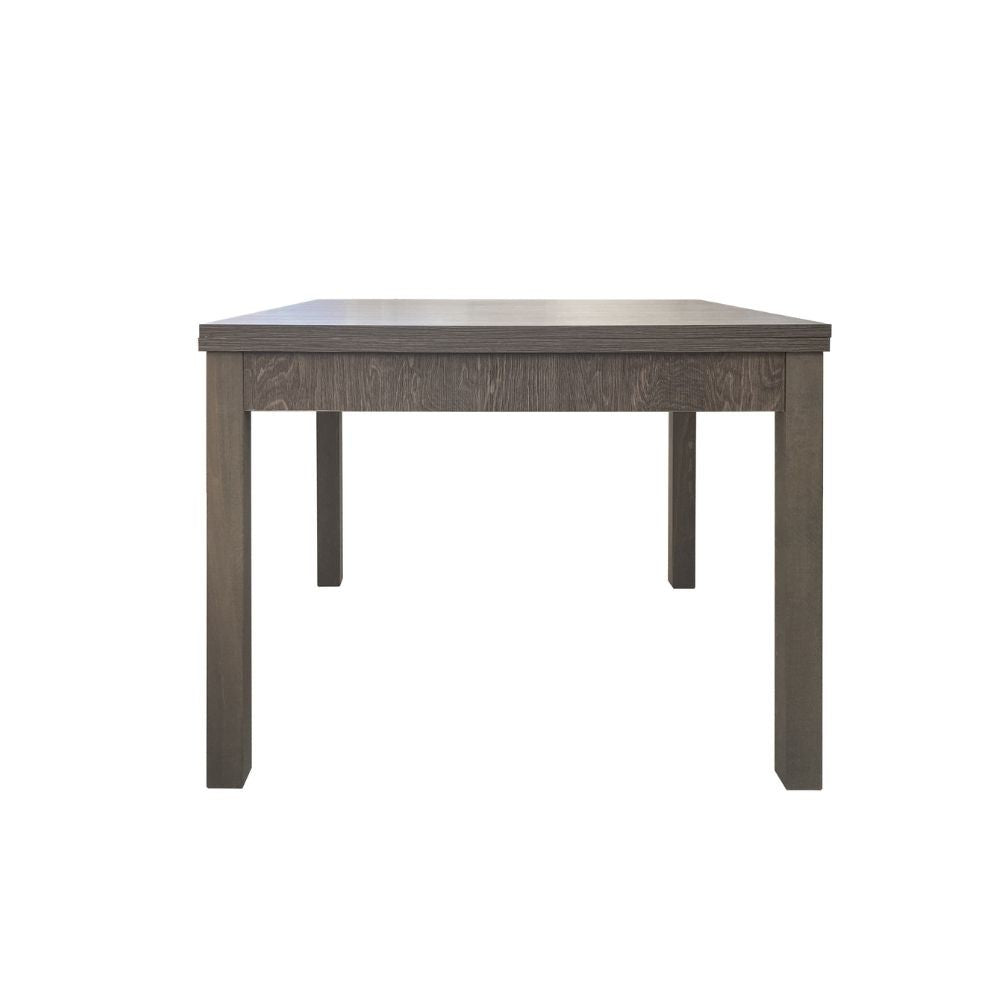 Mesa doble Firenze roble gris 90x90