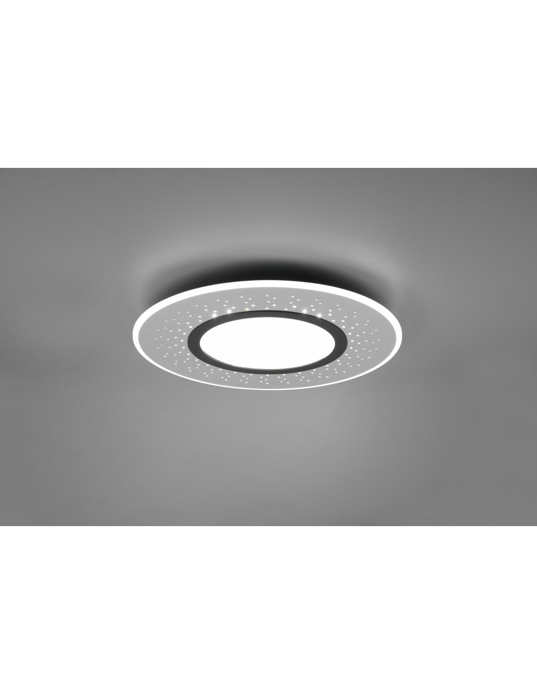 Lámpara De Techo Moderna Verus Níquel Led Atenuador 44w Trio Lighting