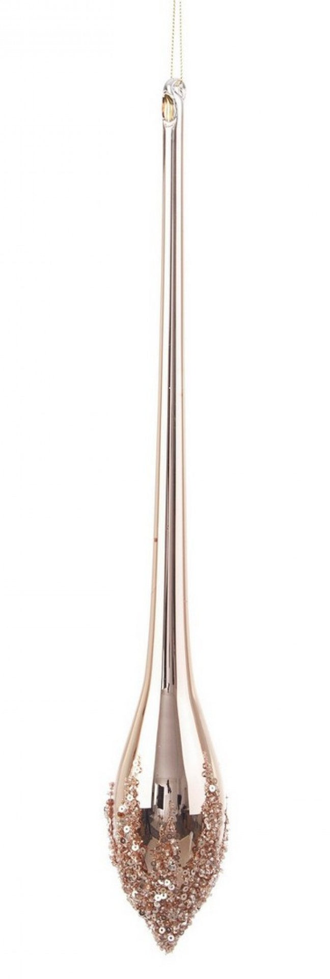Colgante de gota de oro rosa 6x Vt Triumph