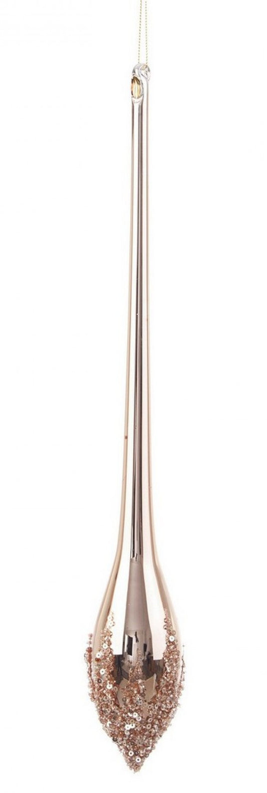Colgante de gota de oro rosa 6x Vt Triumph
