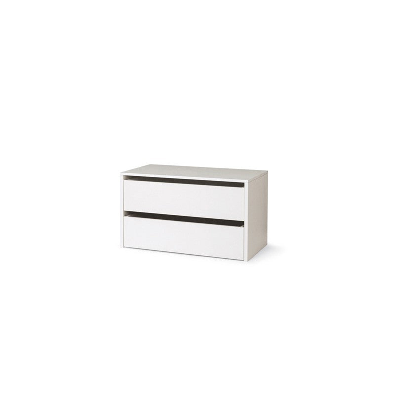 Cómoda de madera para interior de armario, color blanco cm A.50xL.86,5xP.45