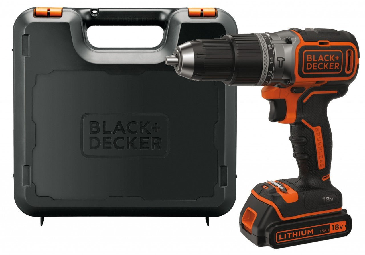 Taladro sin escobillas Black &amp; Decker 18 V