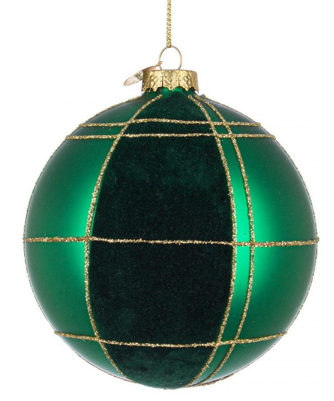 8x Esfera Vt Verde Aterciopelado D100