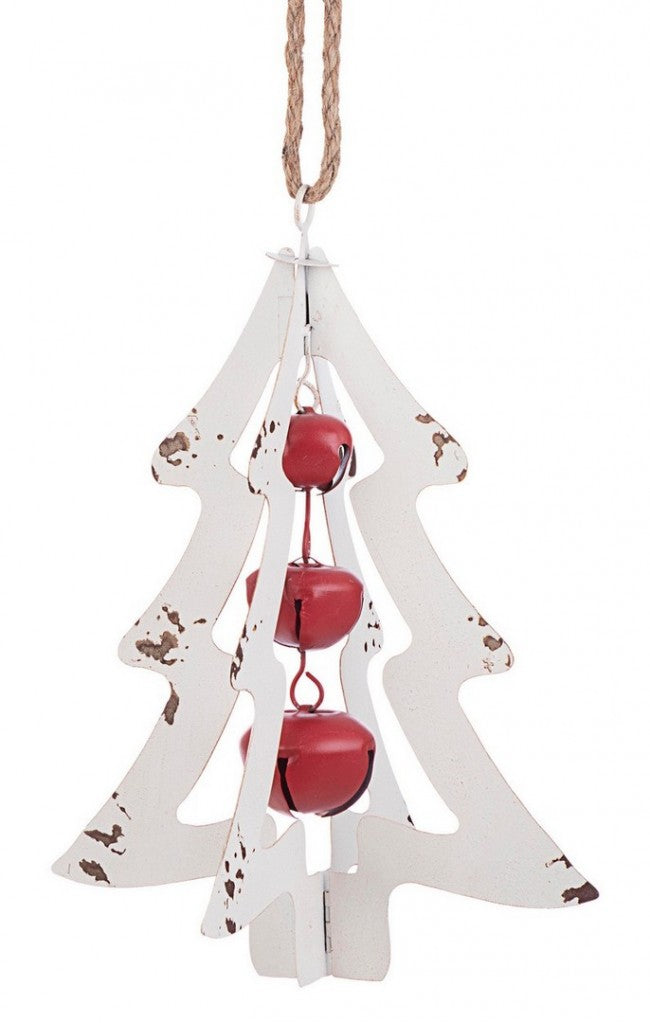 3x Colgante Pino Campana Met Blanco C