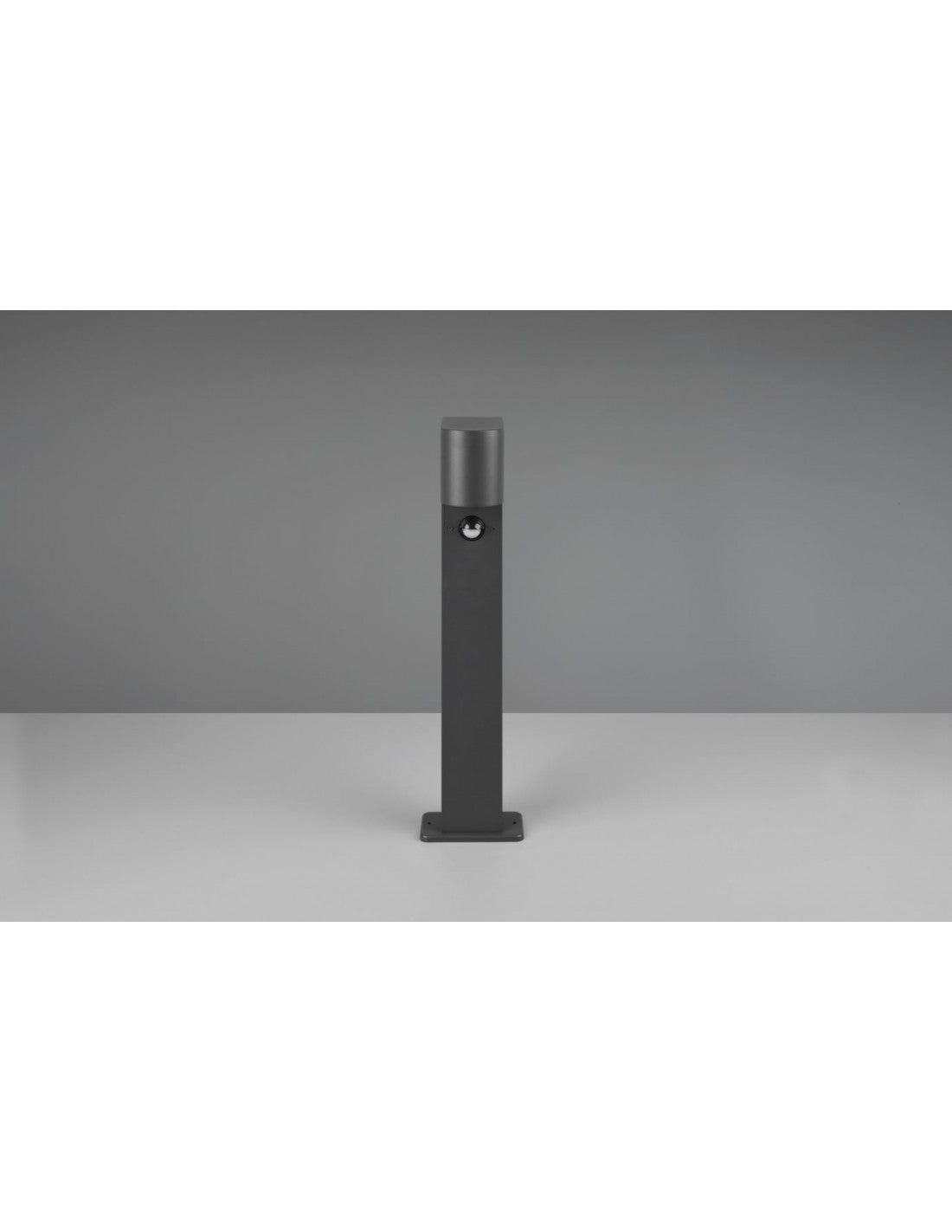 Bolardo de Jardín Bajo 1xGU10 Roya Antracita IP44 Sensor de Movimiento Trio Lighting