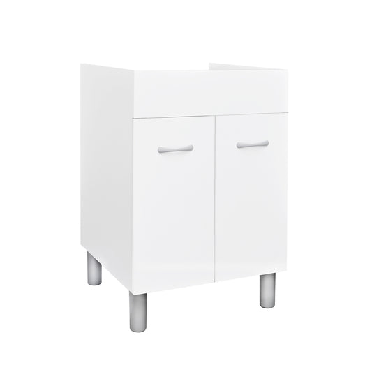 Mueble Fregadero Porcelánico Blanco Modelo Lux