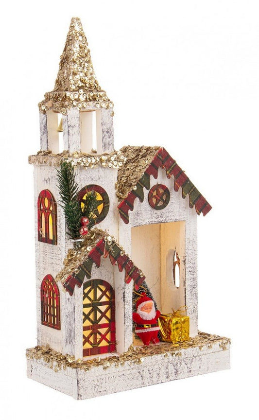 4x Casa Madera 72443 Blanco C