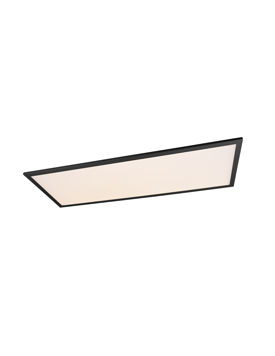 Lámpara de techo con apliques de iluminación LED Alpha Black Trio de 34 W con atenuador moderno