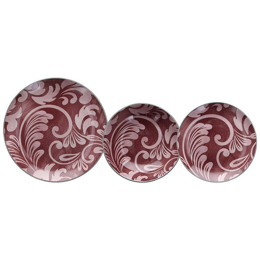 Vajilla 18 Piezas Louise O Acanto B Gres Rojo