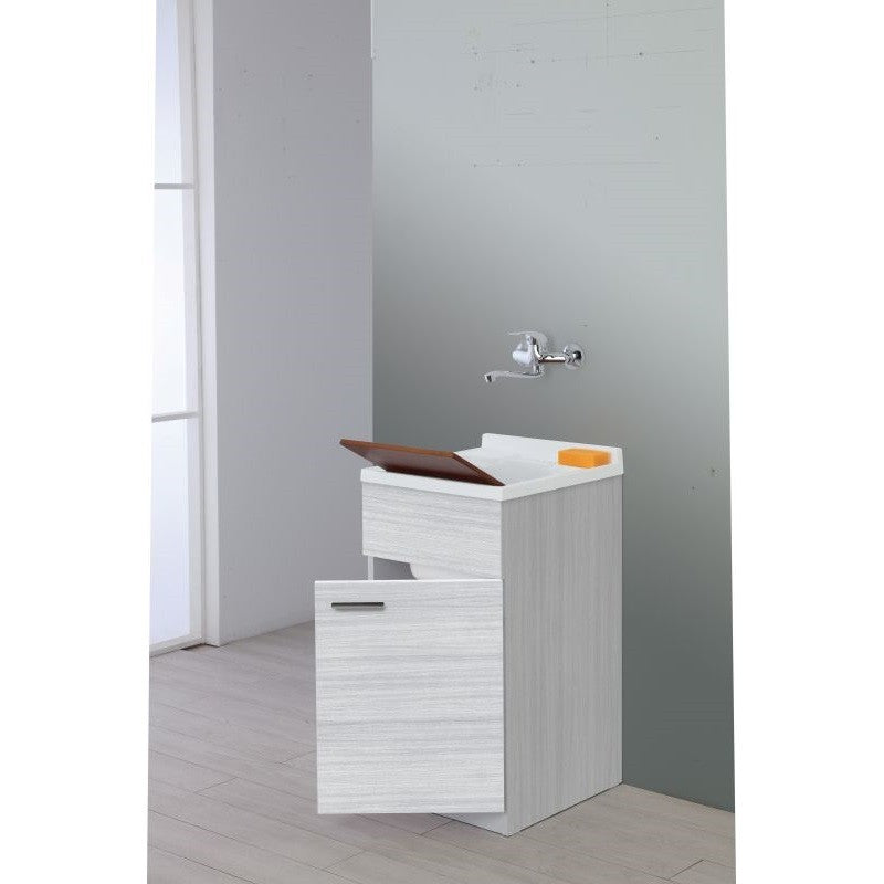 Fregadero de una puerta Gris 45x50x h83 cm