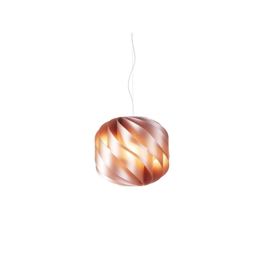 Suspensión 3 Luces Cobre en Metal Cromado Cm. 72x70h